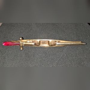 1970's Swank sword tie bar